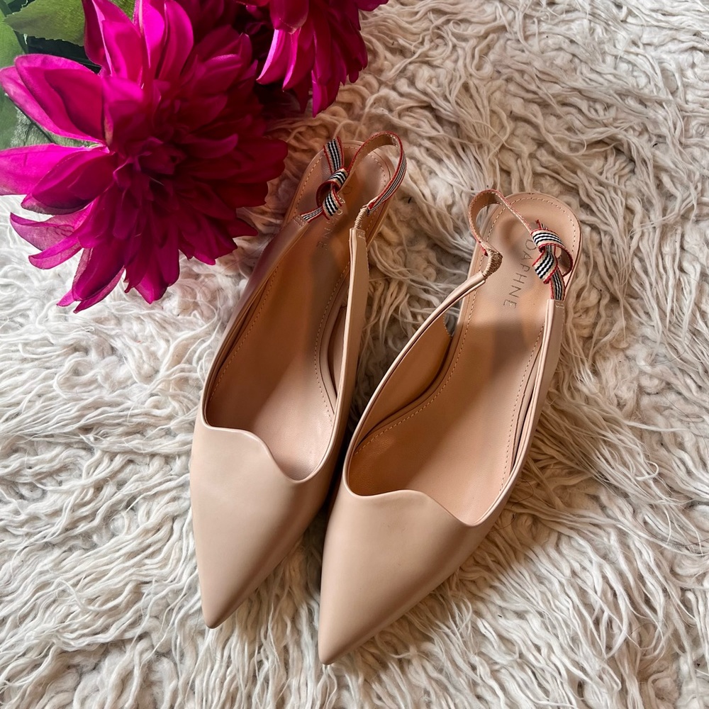 SOLD❤️ NEW Boutique Pointed-Toe Slingback Pumps Size 38 EU / 7 US